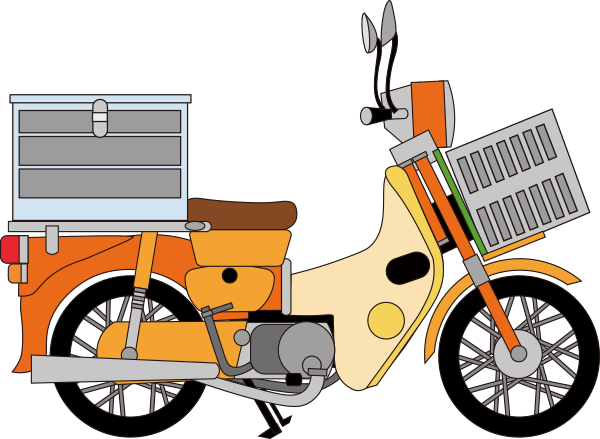 バイクのイラスト